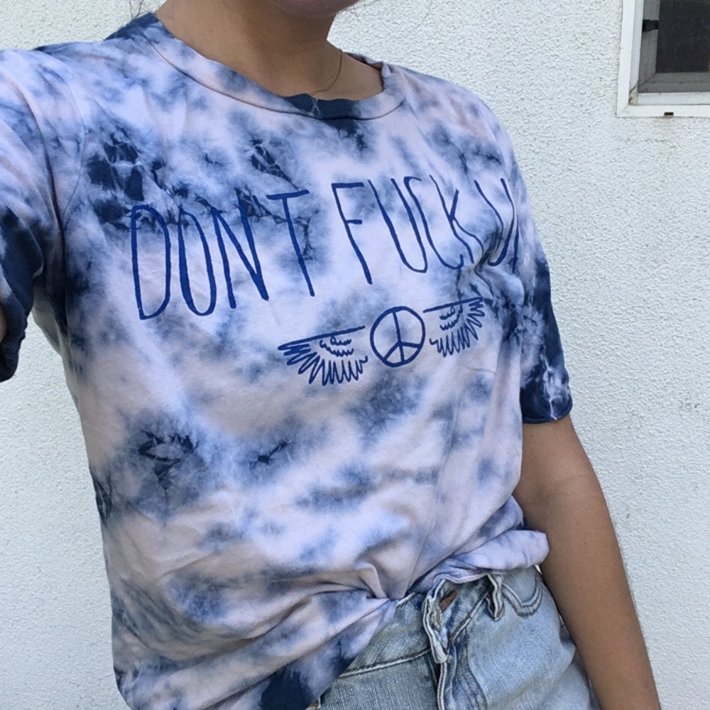 Soft slouchy t shirt from urban. Tie dye